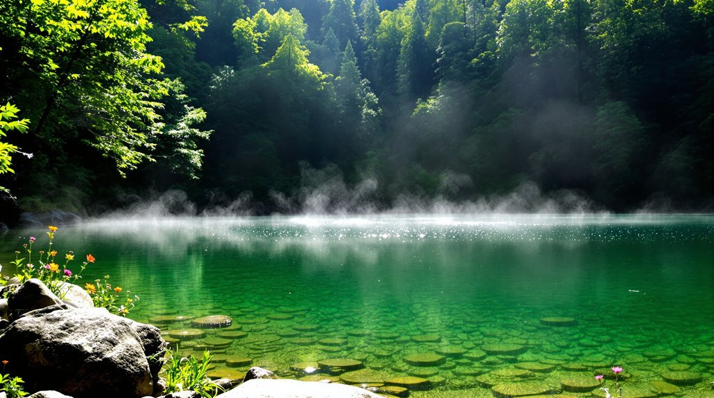 lac émeraude dans le Morvan