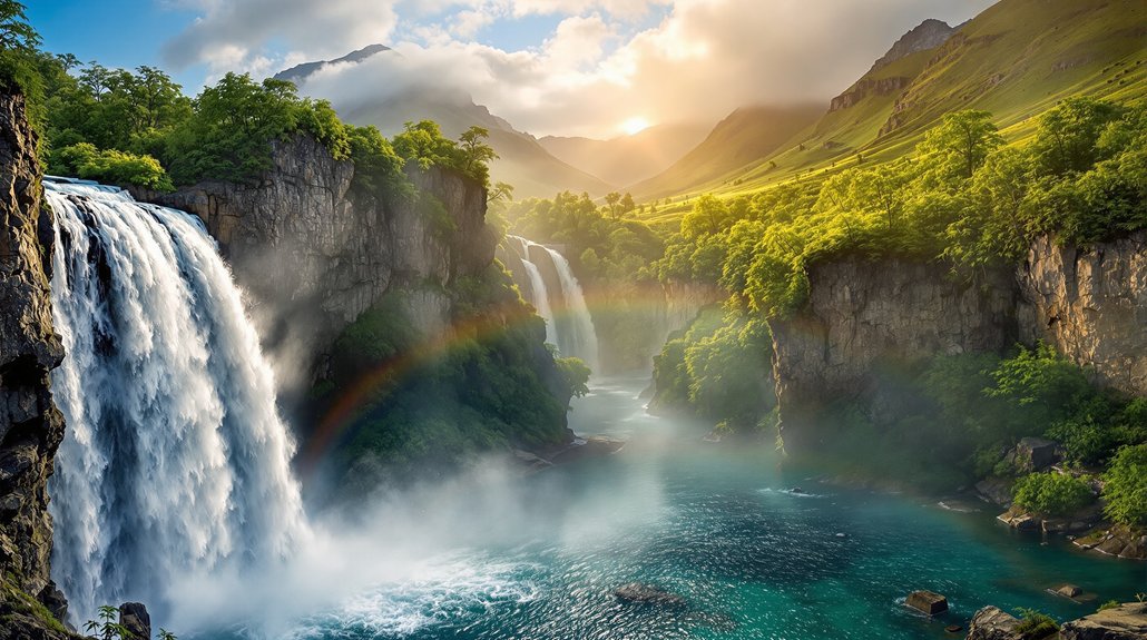 site de cascade naturelle spectaculaire