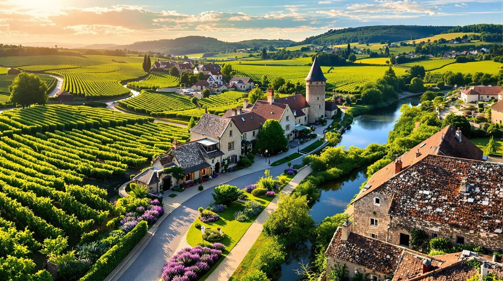 vignobles et charmants villages